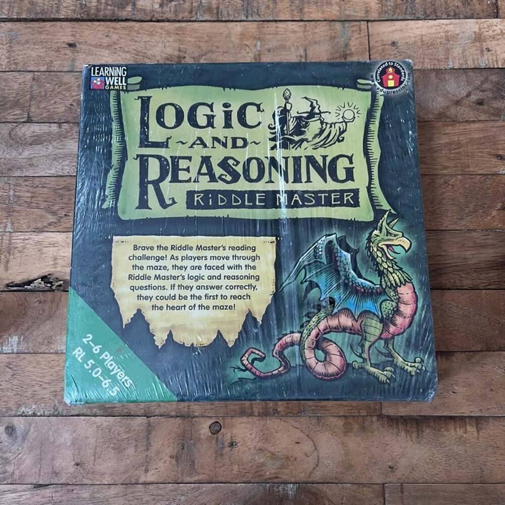 Logic and Reasoning Riddle Master Educational Board Game Reading Levels 5.0-6.5